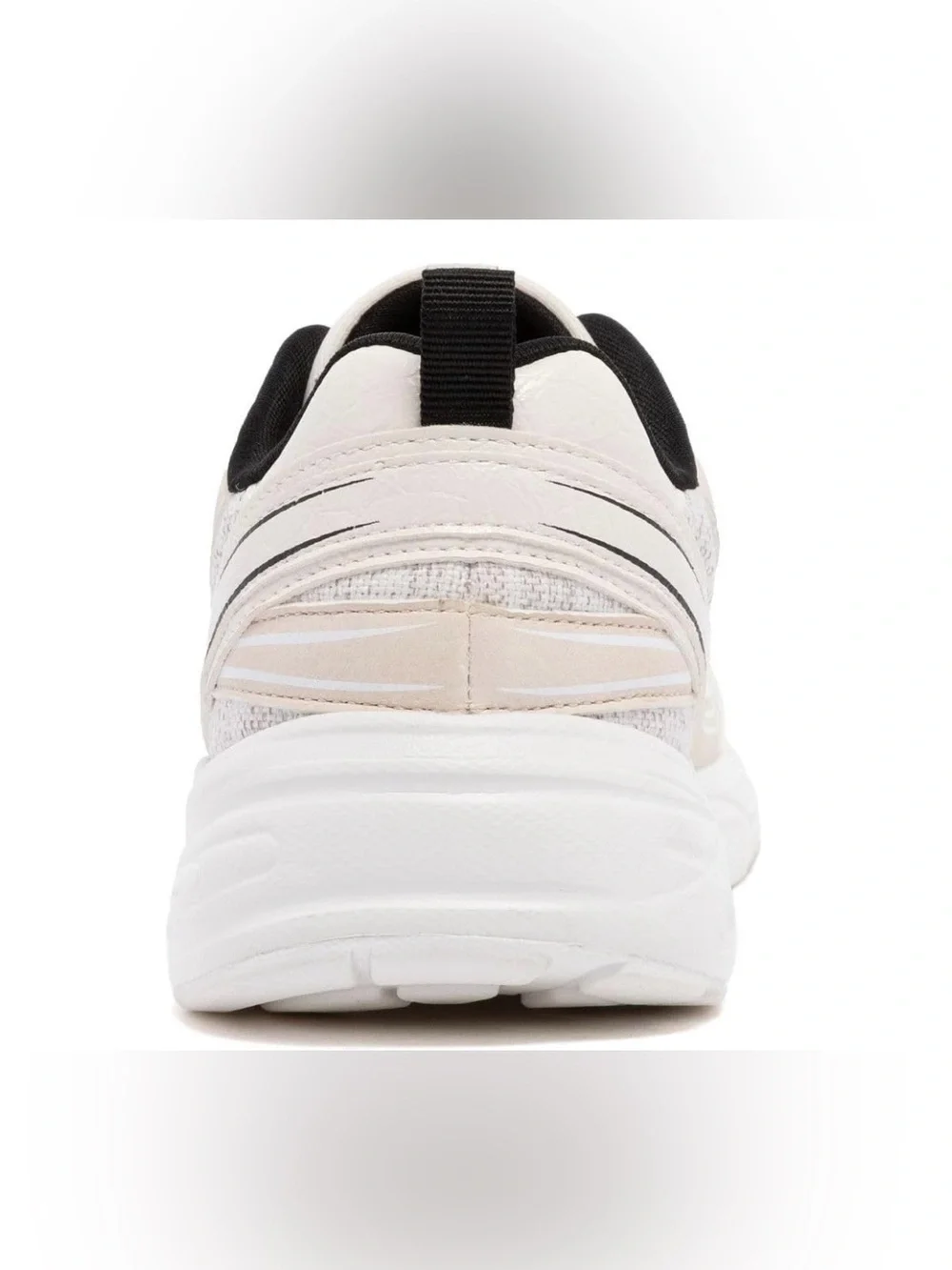 New in Box! Nautica Perelto Linen/Ivory Comfort Lace Up Jogger Sneakers. Size 8.